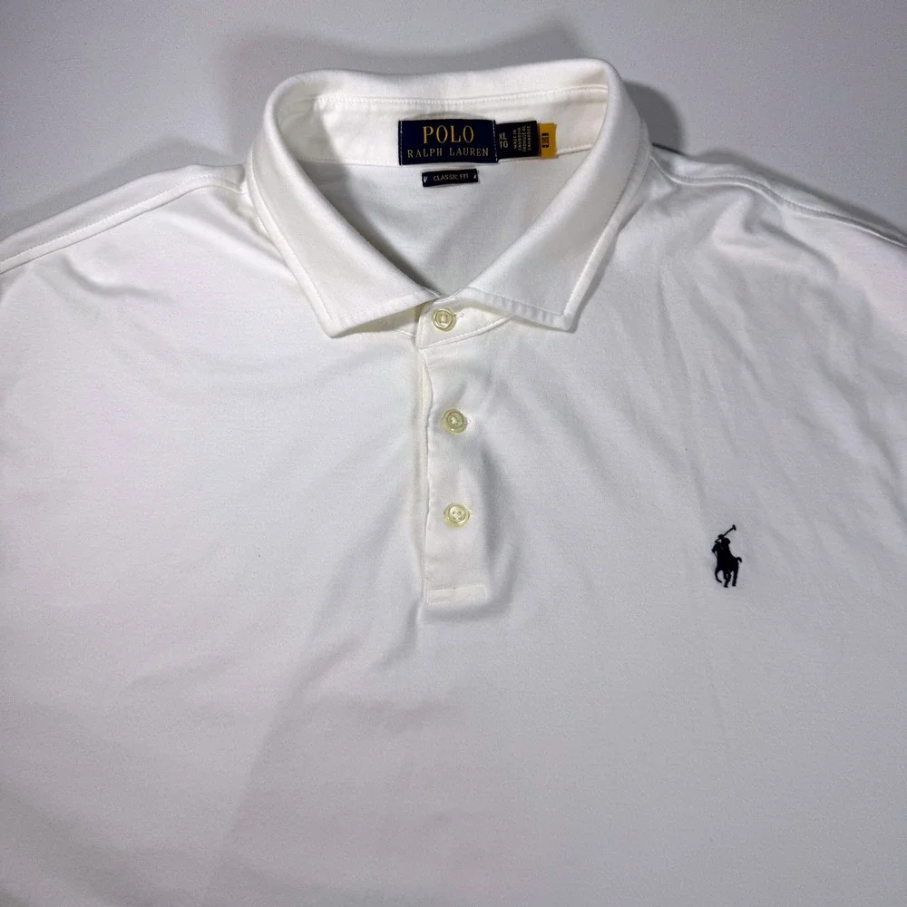 Polo Ralph Lauren Mens XL Classic Fit Cotton Short‎ Sleeve Polo Shirt